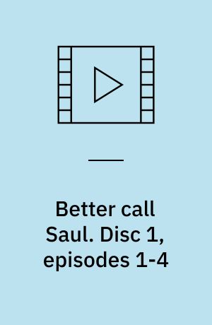 Better call Saul. Disc 1, episodes 1-4 (Stor skrift)