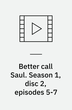 Better call Saul. Season 1, disc 2, episodes 5-7 (Stor skrift)