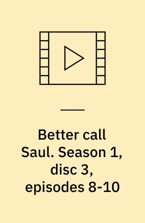 Better call Saul. Season 1, disc 3, episodes 8-10 (Stor skrift)