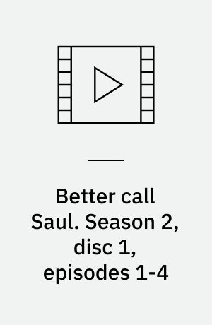 Better call Saul. Season 2, disc 1, episodes 1-4 (Stor skrift)