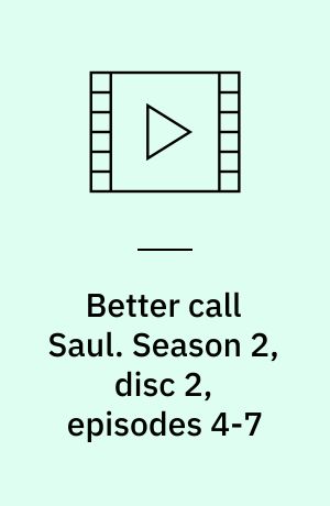 Better call Saul. Season 2, disc 2, episodes 4-7 (Stor skrift)