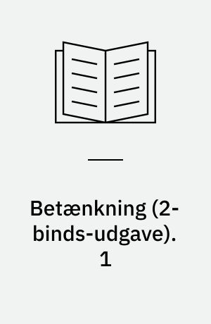 Betænkning. 1