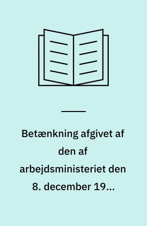 Betænkning afgivet af den af arbejdsministeriet den 8. december 1948 nedsatte ferielovskommission