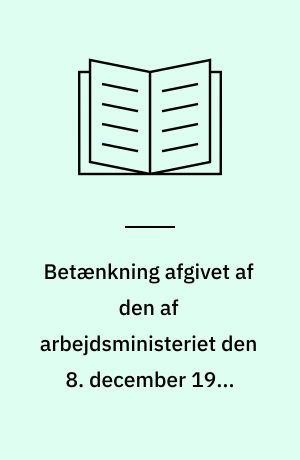 Betænkning afgivet af den af arbejdsministeriet den 8. december 1948 nedsatte ferielovskommission