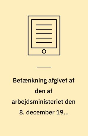 Betænkning afgivet af den af arbejdsministeriet den 8. december 1948 nedsatte ferielovskommission