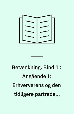 Betænkning. Bind 1 : Angående I: Erhververens og den tidligere partreders hæftelse (§§ 53 a og 53 b), II: Befordring af passagerer og rejsegods, III: Begrænsning af rederansvaret, IV: Visse ændringer vedrørende ansvaret for olieskader, V: Begrænsningsfonde, VI: Særlige trækningsrettigheder (SDR)