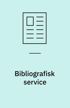 Bibliografisk service