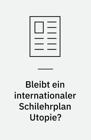 Bleibt ein internationaler Schilehrplan Utopie?