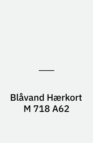 Blåvand Hærkort M 718 A62 : Danmark 1:50 000 (2 cm)