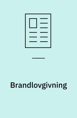 Brandlovgivning