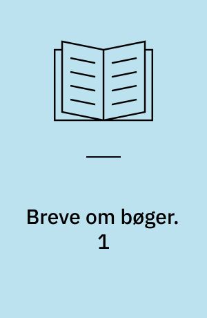 Breve om bøger. 1