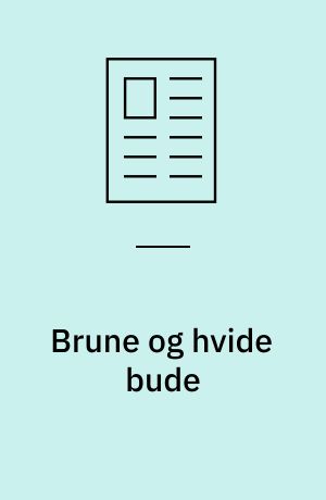 Brune og hvide bude : mobiltelefonen som medskaber af budservicemarkedet for illegale rusmidler