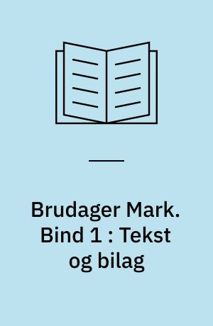 Brudager Mark : en romertidsgravplads nær Gudme på Sydøstfyn. Bind 1 : Tekst og bilag