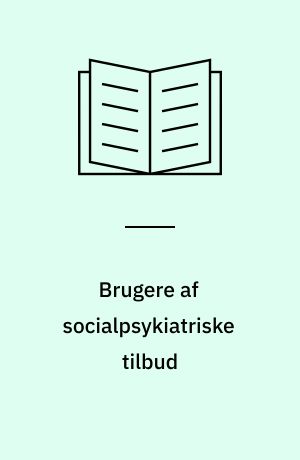 Brugere af socialpsykiatriske tilbud