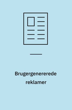 Brugergenererede reklamer