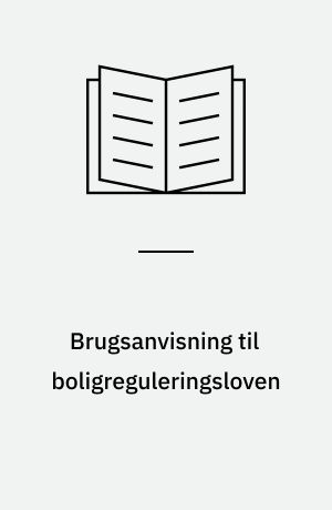 Brugsanvisning til boligreguleringsloven