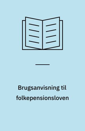 Brugsanvisning til folkepensionsloven