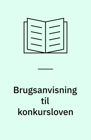 Brugsanvisning til konkursloven