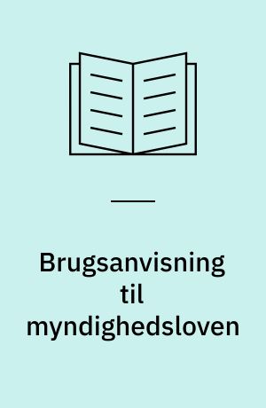 Brugsanvisning til myndighedsloven