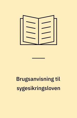 Brugsanvisning til sygesikringsloven