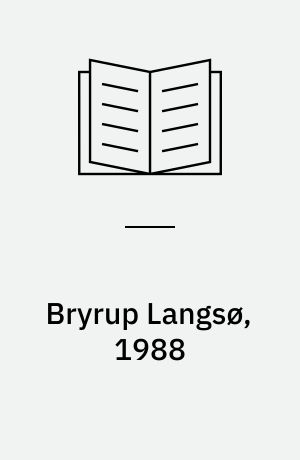 Bryrup Langsø, 1988 : smådyrsfauna