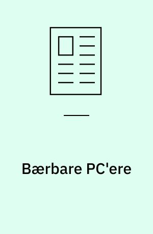 Bærbare PC'ere