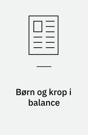 Børn og krop i balance