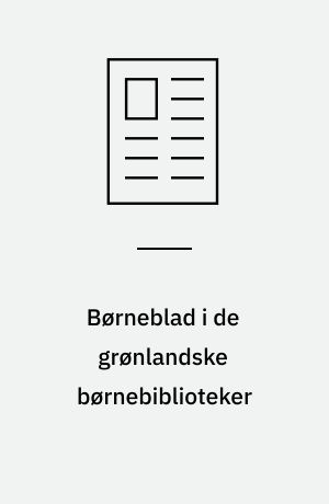 Børneblad i de grønlandske børnebiblioteker