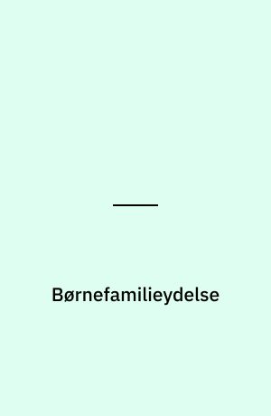 Børnefamilieydelse