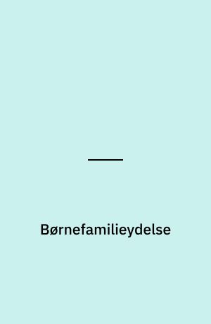 Børnefamilieydelse