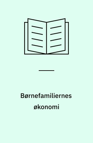 Børnefamiliernes økonomi