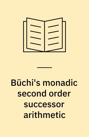 Büchi's monadic second order successor arithmetic