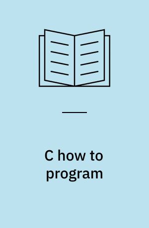 C how to program : with an introduction to C++