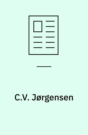 C.V. Jørgensen : Storbyens små oaser