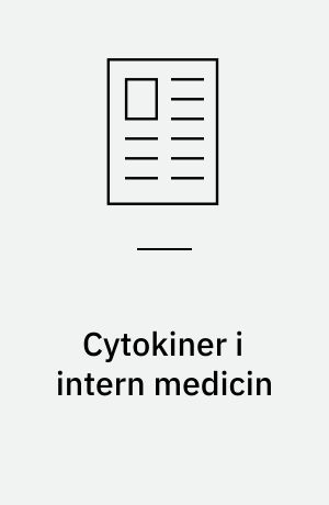 Cytokiner i intern medicin : relation til insulinresistens og motion