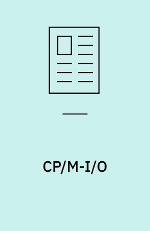 CP/M-I/O