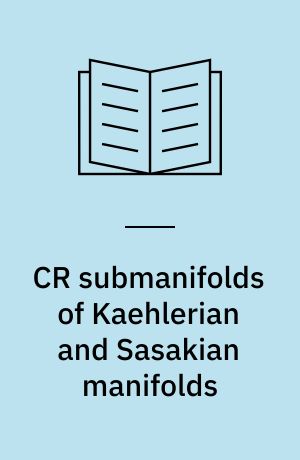 CR submanifolds of Kaehlerian and Sasakian manifolds