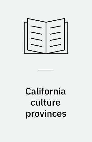 California culture provinces