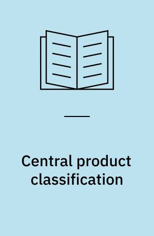 Central product classification : version 1.0