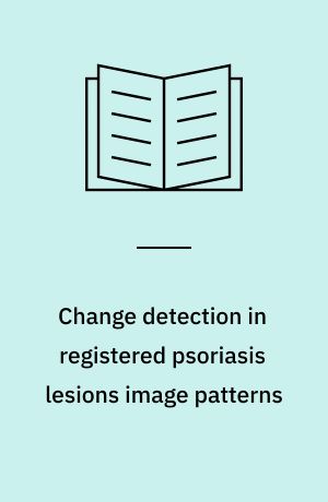 Change detection in registered psoriasis lesions image patterns