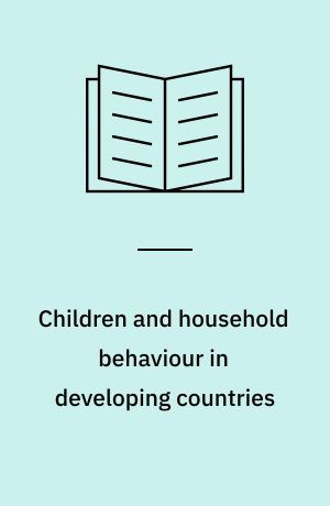 Children and household behaviour in developing countries