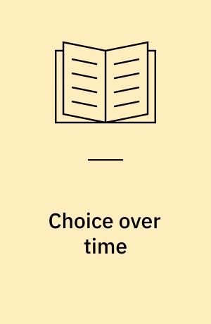 Choice over time : individual discount rates and dynamic life cycle models