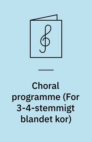 Choral programme