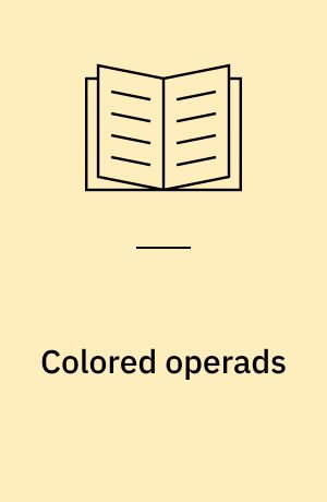 Colored operads