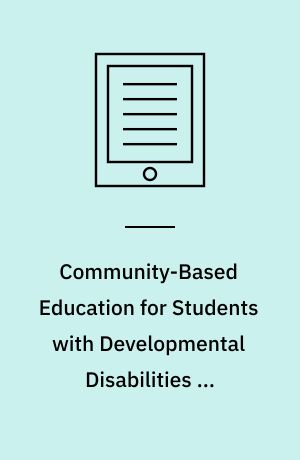 Community-Based Education for Students with Developmental Disabilities in Tanzania
