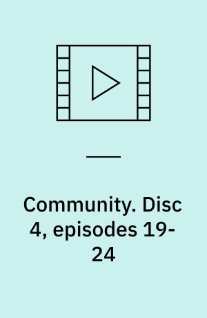 Community. Disc 4, episodes 19-24 (Stor skrift)