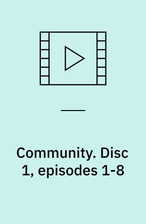 Community. Disc 1, episodes 1-8 (Stor skrift)