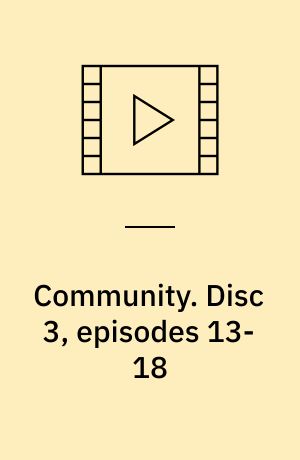 Community. Disc 3, episodes 13-18 (Stor skrift)