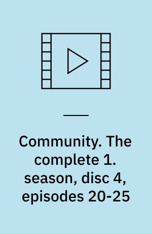 Community. The complete 1. season, disc 4, episodes 20-25