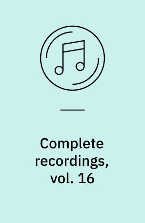 Complete recordings, vol. 16 : 1939